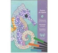 Feutres et crayons l'art du motif - kit créatif djeco 7-13 ans multicolore G