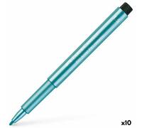 Feutres Faber-Castell Pitt Artist bleu métallique (10 pièces)