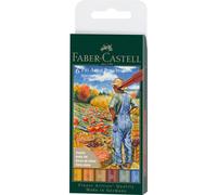 Feutres - Faber-Castell - Pitt Artist Pen - Harvest - Etui de 6 feutres