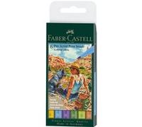 Feutres - Faber-Castell - Pitt Artist Pen - Summer vibes - Etui de 6 feutres
