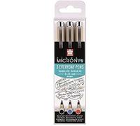 Feutres Fineliner - SAKURA - Pigma Micron PN - Set de 3 couleurs - Pointe fine - Non rechargeable