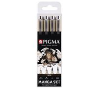 Feutres fins - Sakura - Pigma Micron - Set de 4 - Sépia - Résistant à la lumière