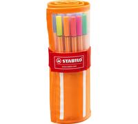 Feutres fins - STABILO point 88 - Set de 30 rollers - avec 30 couleurs différentes