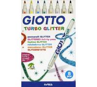 Feutres Giotto Turbo Glitter (Lot De 8) Le Geant De La Fete