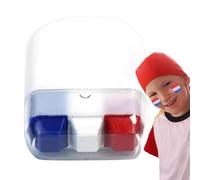 Feutres maquillage visage Bâton de peinture visage et corps estompable | Set crayons aquarelle visage Peinture à l'huile pour sports, baseball, softball, supporters arc-