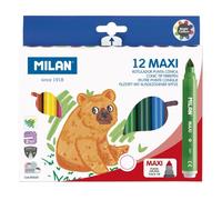 MILAN Feutres Maxi 80020 – à base d'eau – Boîte de 12