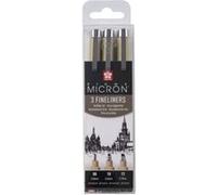 Feutres - Noir - Dessin - Esquisse - Manga - Assortiment de pointes - Sakura - Pigma Micron Noir