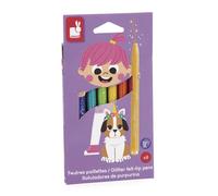 Feutres paillettes x 8 - janod - juratoys