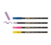 Feutres Pinceaux Pailletés Edding 1340 4 Pièces
