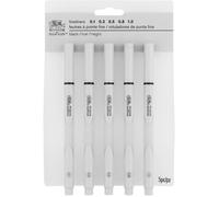 Winsor & Newton Feutres fineliner – Set 5 pièces noir – pointe fine