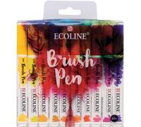 Feutres - Pointe Pinceau - 20 Couleurs - Aquarellable - Ecoline Brush Pen