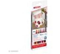 Feutres Porcelaine Edding 4200 - Camaïeu rouge - 6 feutres Rouge G