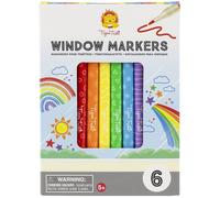 Tiger Tribe TT0138 marqueur 6 pièces Bleu, Rouge et Jaune