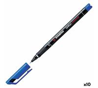 Feutres Stabilo OHPEN UNIVERSAL Bleu [10 Unités]