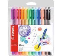 Feutres - STABILO pointMax - Pack de 12 - avec 12 couleurs différentes