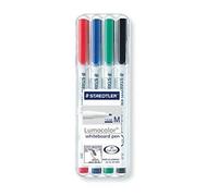 Staedtler Lumocolor whiteboard pen 301 301 WP4 Marqueur tableau blanc noir, rouge, bleu, vert 4 pc(s)