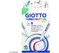 Feutres Turbo Glitter Giotto - Pastel - 8 pcs NA G