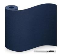 Feutrine Autocollante Bleu Marine, Patins pour Meubles, Patin Chaise, 40x200cm 3mm d'épaisseur Feutre Auto-adhésifs, Antiderapant Feutrine Tampon Chaise pour Meuble, Cadre, Voiture, DIY