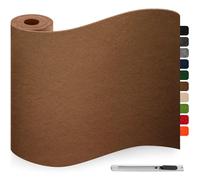 Feutrine Autocollante Marron, Patins pour Meubles, Patin Chaise, 40x200cm 3mm d'épaisseur Feutre Auto-adhésifs, Antiderapant Feutrine Tampon Chaise pour Meuble, Cadre, Voiture, DIY