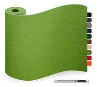Feutrine Autocollante Vert, Patins pour Meubles, Patin Chaise, 40x200cm 3mm d'épaisseur Feutre Auto-adhésifs, Antiderapant Feutrine Tampon Chaise pour Meuble, Cadre, Voiture, DIY
