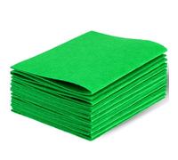 Feutrine Tissu En Feutre 10 Pièces, 18 X 28.5cm Feuille Feutre, 1mm Feuille De Feutre Doux, Feutre Tissu Pour Les Décorations De Fête Projet D'art Et D'artisanat (Vert)