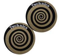 Feutrines Slipmats x2 Technics Spirale Gold
