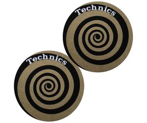 Feutrines Slipmats x2 Technics Spirale Gold