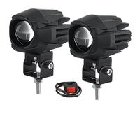 Feux Additionels LED Projecteurs LED antibrouillard pour motos, 3 pouces, Convient pour Bmw ATV UTV Truck, phare de conduite hors route Moto Projecteur Avant(P1 2 PCS Light)
