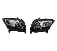 Feux Additionnels Moto pour CBR600RR pour 600RR pour CBR600RR pour F5 2007-2012 Ensemble De Phares De Moto Phare Avant ABS(Blanc)