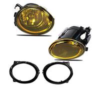 Feux anti-brouillard compatibles avec BMW Série 3(HB/SDN/WGN)(E46) 2001-2005/Série 3 (CPE/CONV)(E46) 2001-2006/Série 5(E39) 2001-2004 Une paire de feux antibrouillard (lentille jaune)