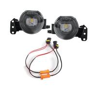 Feux anti-brouillard Phare Avant Halogène À LED Angel Eyes 12 V Pour BMW E46 E60 E61 2003 2004 2005 2006 2007 2008, Ensemble Feux Antibrouillard(LED White)