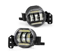 Feux anti-brouillard Phare Avant Halogène À LED Angel Eyes 12 V Pour BMW E46 E60 E61 2003 2004 2005 2006 2007 2008, Ensemble Feux Antibrouillard(LED Angel Lamp)