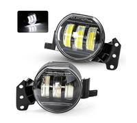 Feux anti-brouillard Phare Avant Halogène À LED Angel Eyes 12 V Pour BMW E46 E60 E61 2003 2004 2005 2006 2007 2008, Ensemble Feux Antibrouillard(LED Fog Lamp)