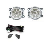 Feux antibrouillard avant Feux Antibrouillard DS73-19952CAW Pour Ford Pour Mondeo Pour Fusion 13-16 Cache Phare Grille Enjoliveur Halogène Phare Anti-brouillard(LED and wires)