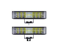Feux Antibrouillard Barre Lumineuse LED De 6 Pouces Feux Conduite Tout-terrain Feux De Brouillard DRL Feux Travail À LED Pour Jeep Camion Pick-up Tracteur Feux Antibrouillard Avant(2pcs White Light)