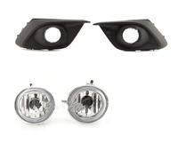 Feux Antibrouillard Compatible Avec Mazda 3 Pour Axela 2014 2015 2016 OEM:BKD1-50-C21 Phares Antibrouillard Couvercle Phare Calandre Lunette Pièces Lampe Accessoires(Halogen and covers)