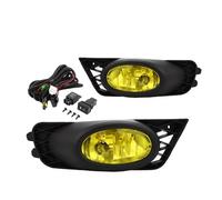 feux antibrouillard Compatible Avec Pour Civic Pour Berline 2009 2010 2011 Ensemble Feux Antibrouillard Pare Chocs Avant Lampe Conduite Blanche Et Ambrée Avec Interrupteur Câblage