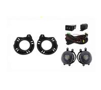 feux antibrouillard Compatible Avec Toyota Pour Corolla Pour Axio Pour Fielder 2015 2016 2017 Car Foglights DRL Front Bumper Fog Lamp White Yellow With Wire Switch