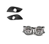 Feux Antibrouillard Pour Ford Pour Focus 2 MK2 2009-2011 Phares À LED Couvercle De Phare Antibrouillard Calandre Chromée Kit Commutateur Faisceau Ampoule antibrouillard(LED and covers 2)