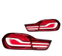 Feux Arrière 13-20 pour BMW Série 4 F32 F33 F36 F82 M4 feu arrière modifié feu stop clignotant ensemble feu arrière Tail Rear Light Assembly(Pair of RED,American version)