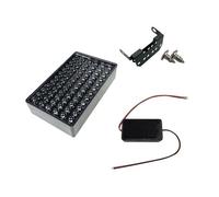 Feux ArrièRe ArrièRe Éclairage de voiture universel 12V F1 Style 72 LED feu arrière de voiture diffuseur arrière Spoiler feu de stop LED lampe pilote Voiture Feu Arrière ( Taille : Clear Beads Types B