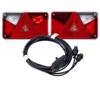 Feux arrière ASPÖCK MULTIPOINT V + faisceau MANTES 4 m 7 broches