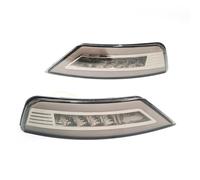Feux Arrière Auto Compatible avec Ford pour Focus pour hayon 2009-2013 pour Ecosport 2013-2020 2 pièces feu de pare-chocs arrière réflecteur feu de brouillard clignotant(4 Functions)