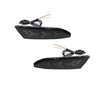 Feux Arrière Compatible Avec Ford Pour Focus 3 2011-2014 Berline Hatchback 2 Pièces Réflecteurs De Pare-chocs Fonctionnent Comme Feux Brouillard Arrière Frein Et Clignotants(Red)