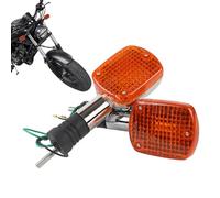 Feux arrière de moto | 2 x feux stop, clignotants, rétro 8 mm de long, vis modifiées, feu arrière pour cruiser, quad