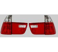 Feux Arrière De Queue Rouge-Cristal Clair Paire Pour BMW E53 X5 00-06 - Sur