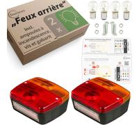 Feux Arrière De Remorque-2 Kits,Avec Schéma Électrique Et Plaque D'immatriculation Eclairage,Feu Arrière,Accessoires,Lumière,Lampes Pour Voiture.[Y798]