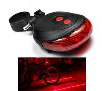 Feux Arrière De Vélo Étanches Led Laser D'avertissement De Sécurité, Accessoires De Signalisation