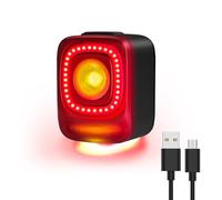 Feux arrière de vélo Rechargeables USB C Magicshine SEEMEE 200 V3.0, Puissance maximale de 200 lumens, visibilité à 360°, capteur de freinage Intelligent, Feux arrière de vélo étanches IPX6