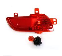 Feux arrière de Voiture Feu de Pare-Chocs pour arrière de Voiture, réflecteur de feu antibrouillard inversé, 6351HA 6350HA, pour Peugeot 206 207 2009 - 2014(Light Bulb on Left)